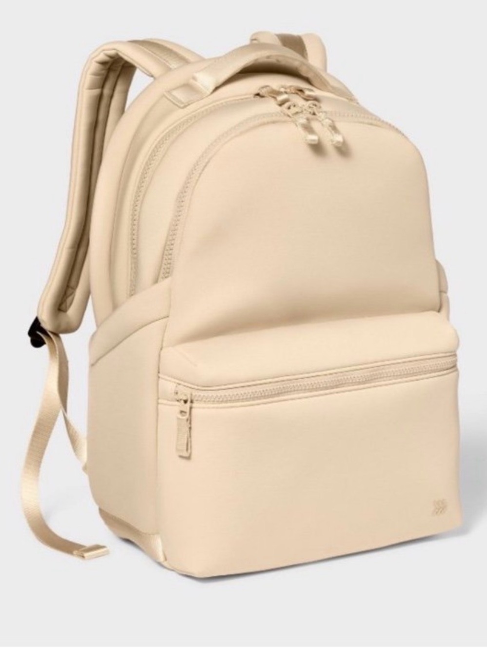 All in Motion 14L Faux Neoprene Backpack - Tan: Water-Resistant Knit - NWT
